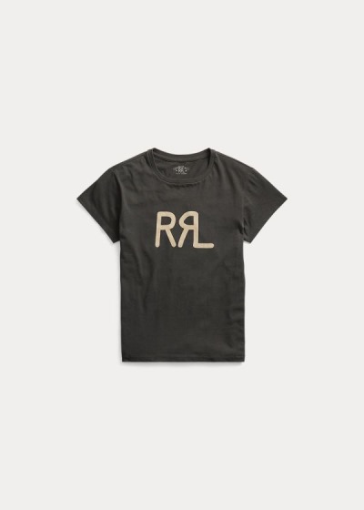 Playeras Ralph Lauren Mujer Negros - Cotton Jersey Graphic - NLGWV6508